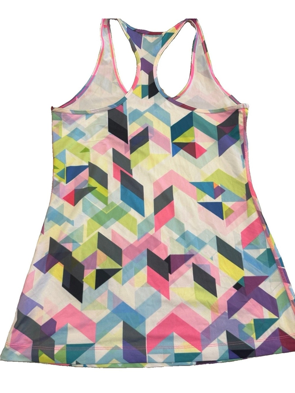Xersion Women’s Medium Geometric Racerback Tank 🌈💗 - Picture 2 of 7